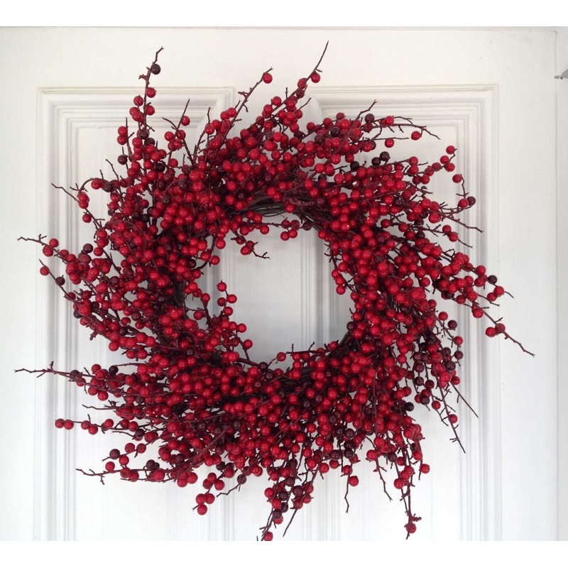 red berry wreath